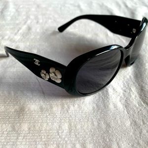 Authentic Chanel Camellia Tinted Sunglasses